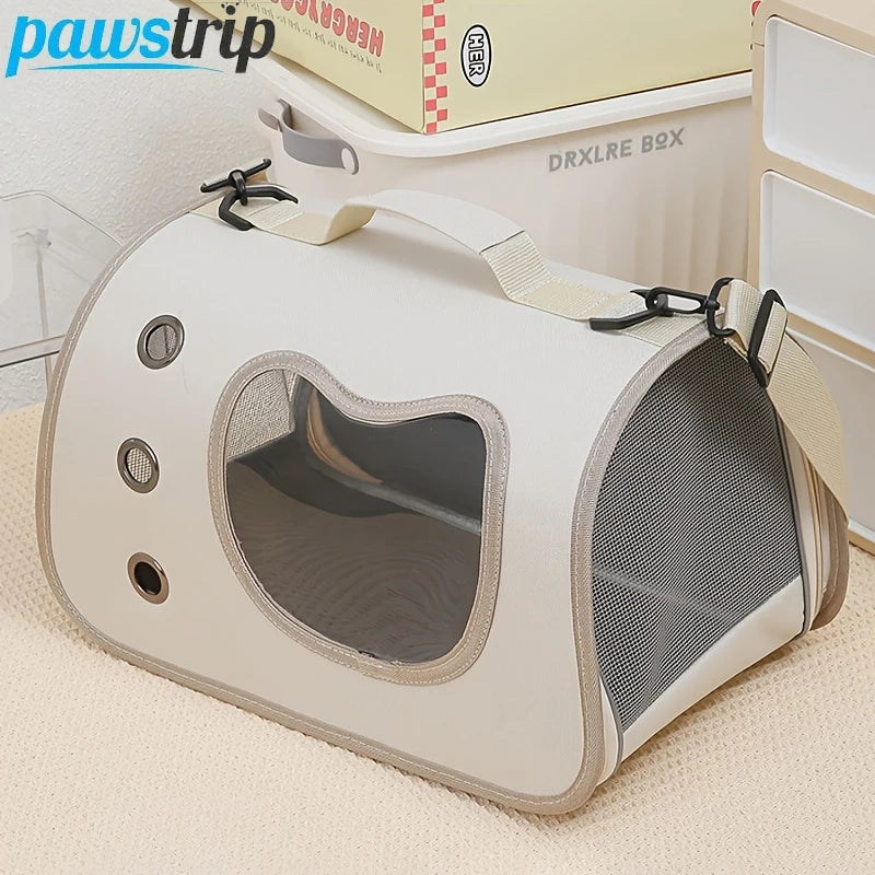 Pawfect Portable Pet Carrier – Foldable & Breathable Bag for Cats & Small Dogs