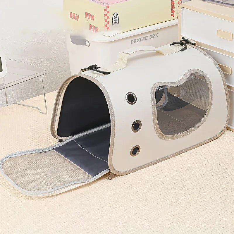 Pawfect Portable Pet Carrier – Foldable & Breathable Bag for Cats & Small Dogs