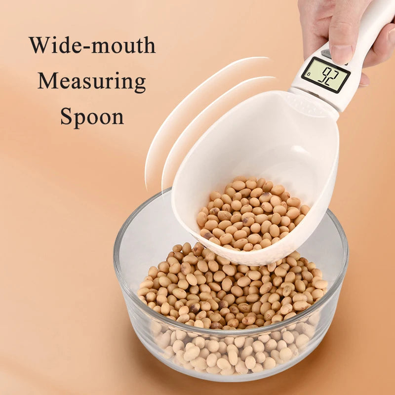 Pawfect Pet Food Measuring Scoop – Digital Scale Spoon for Cats & Dogs