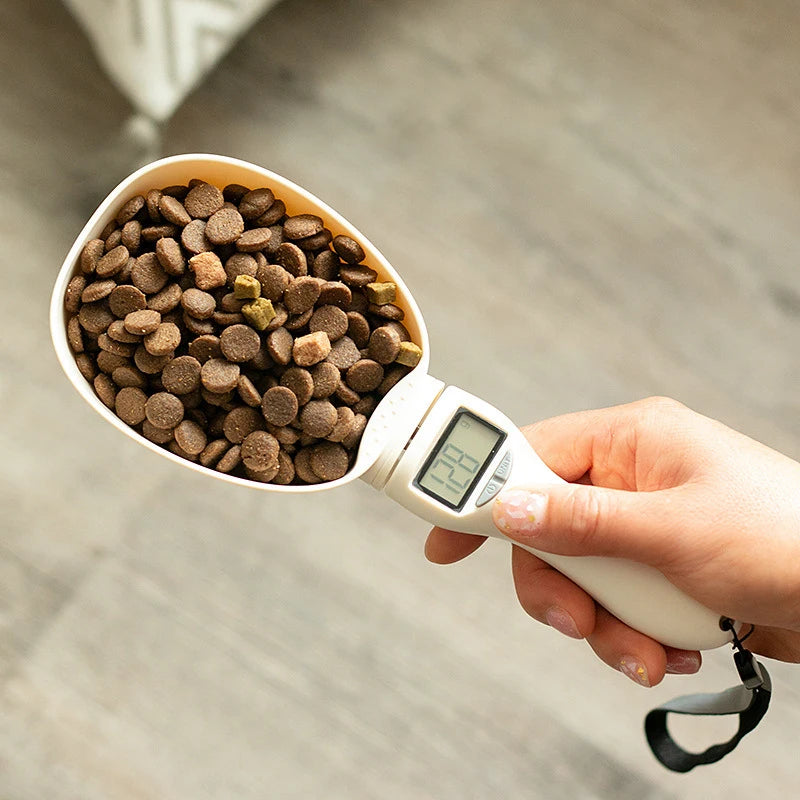 Pawfect Pet Food Measuring Scoop – Digital Scale Spoon for Cats & Dogs